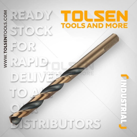 tolsen black and gold hss twist drill bits