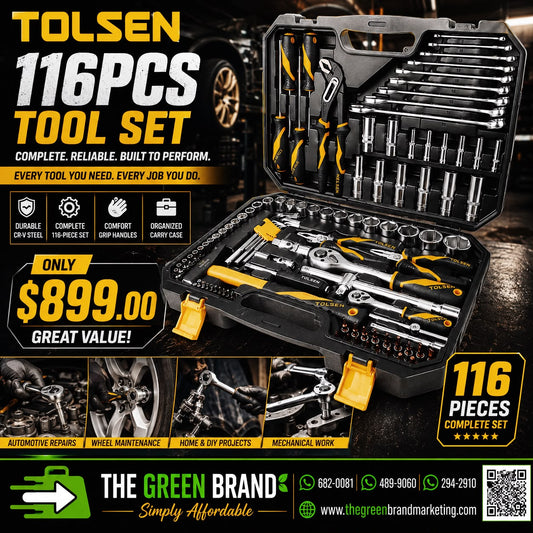 Tolsen 116pcs tool kit set