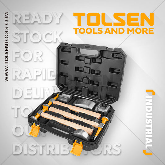 Tolsen  7PCS HEAVY DUTY BODY AND FENDER HAMMER SET (INDUSTRIAL)