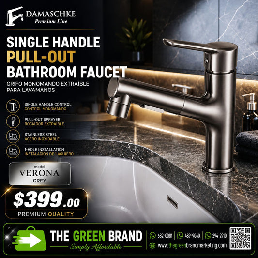 Damaschke Single Handle Pull-out Bathroom Faucet