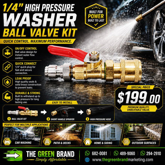 Brass Pressure washer ball valve