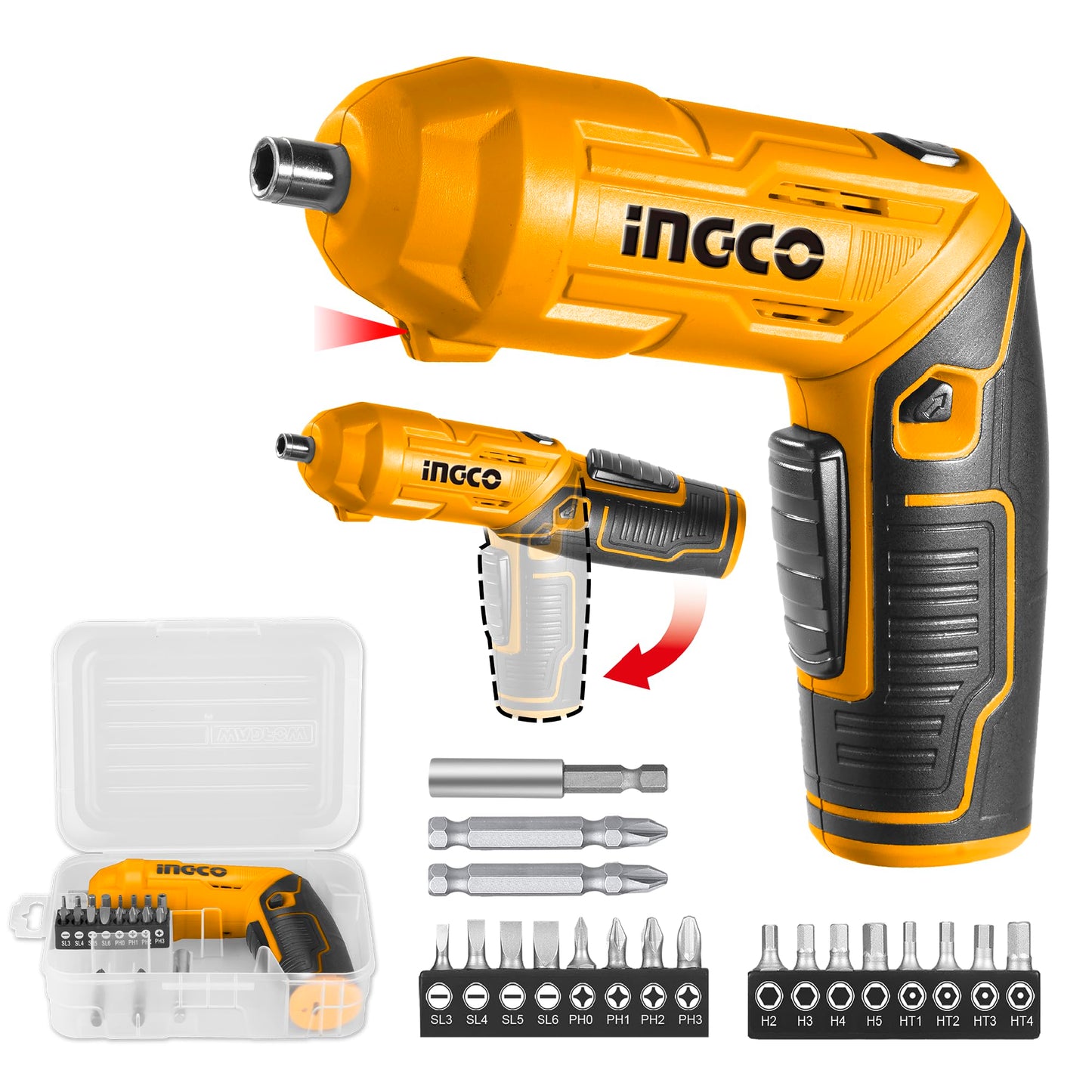 INGCO 4V Electric Cordless Screwdriver