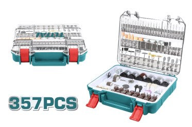 Total 357 Piece mini grinder bit set