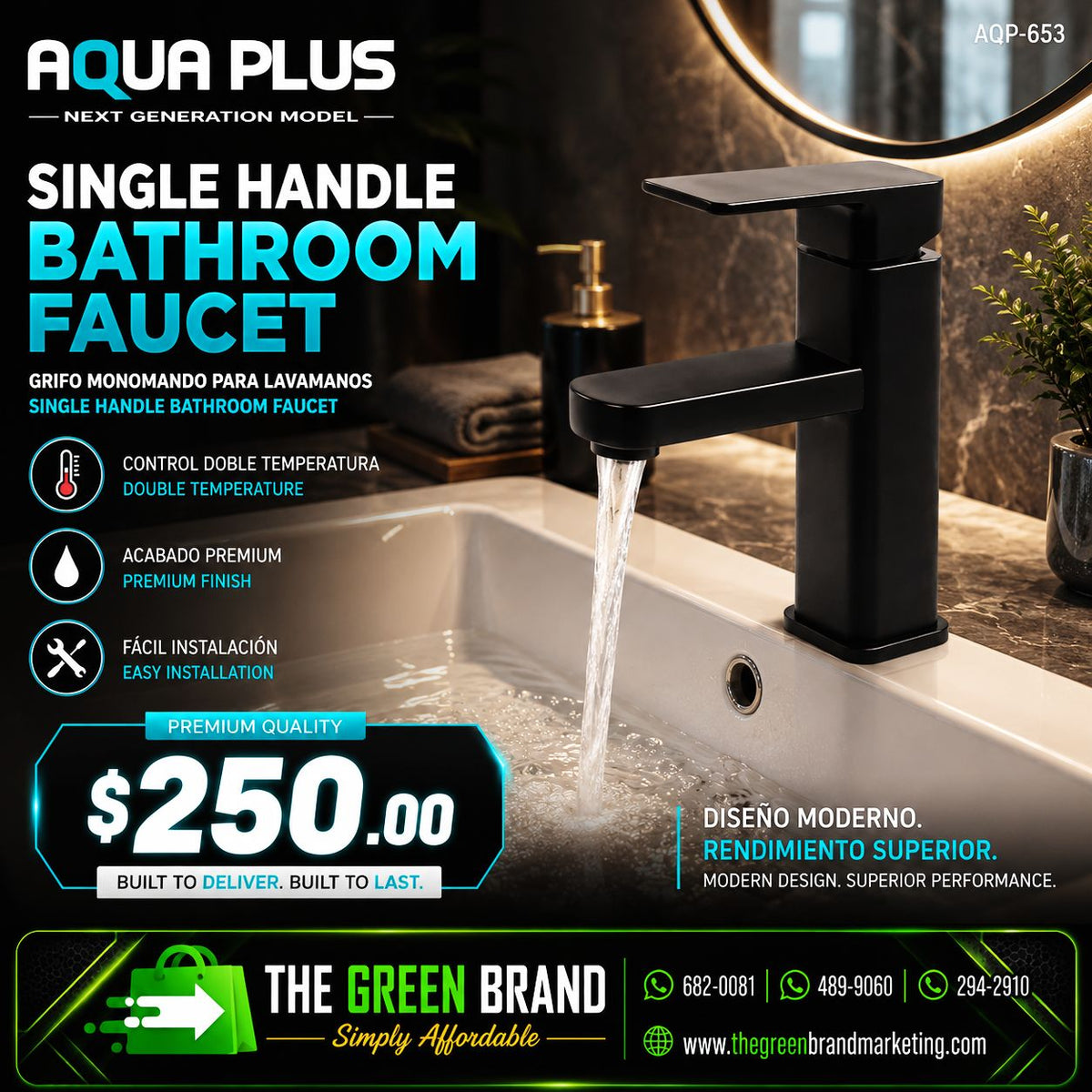 Aqua Plus Single Handle Faucet