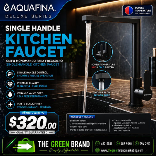 Aqua Plus Single Handle Kitchen Faucet