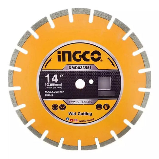 Ingco disc cutting diamond 14 inch and wet