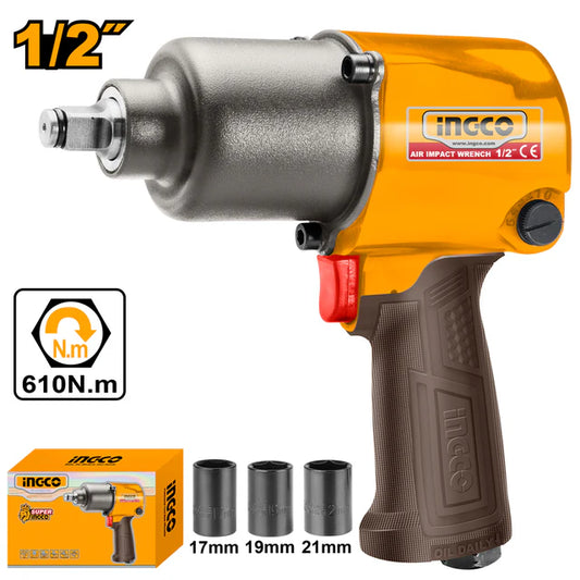 Ingco impact wrench air 1/2"