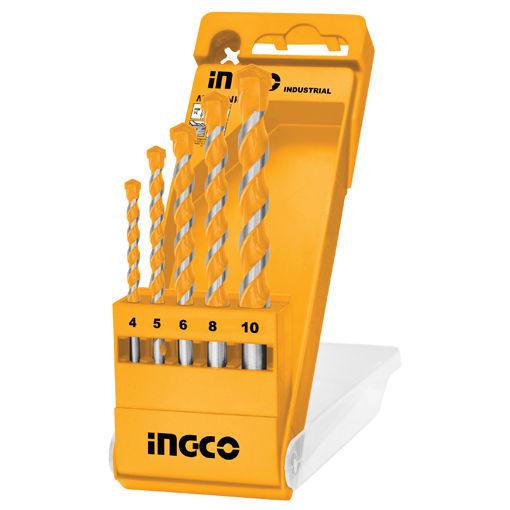 Ingco 5 Piece Masonry bit set