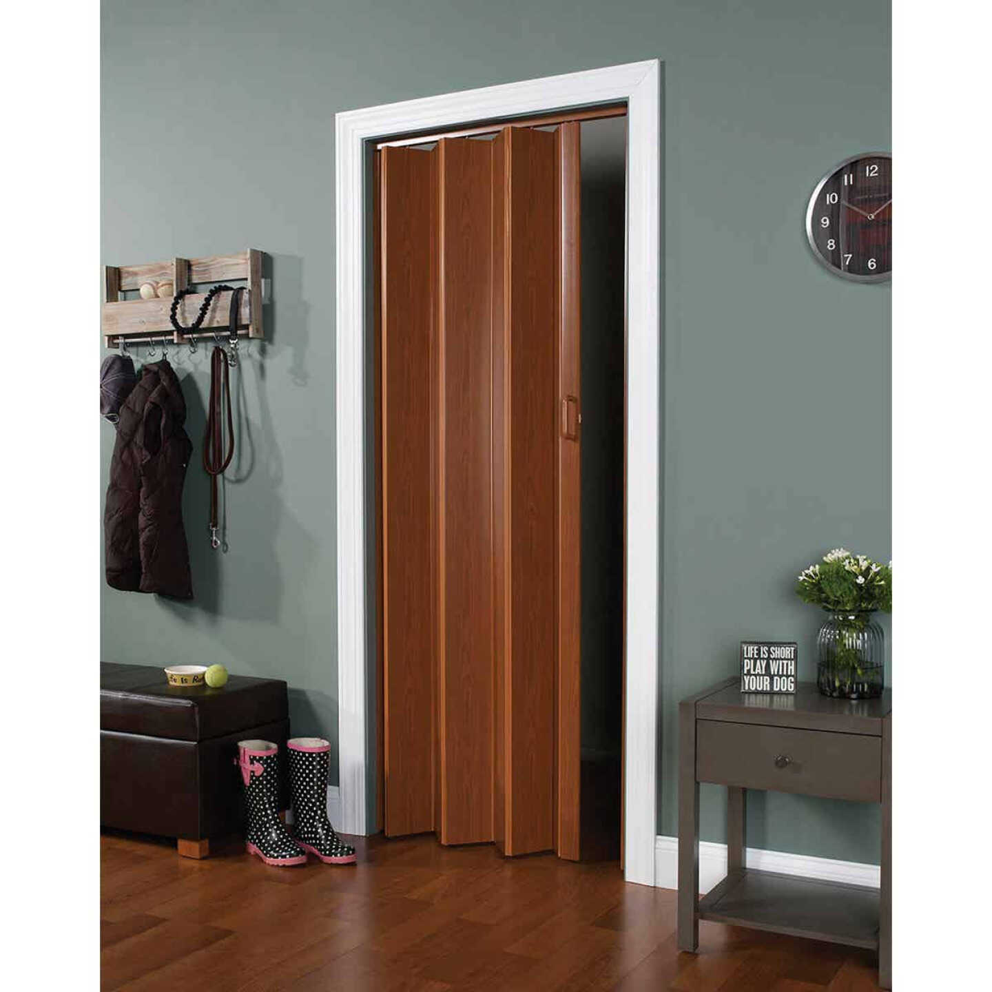 Mahogany Pvc Folding door