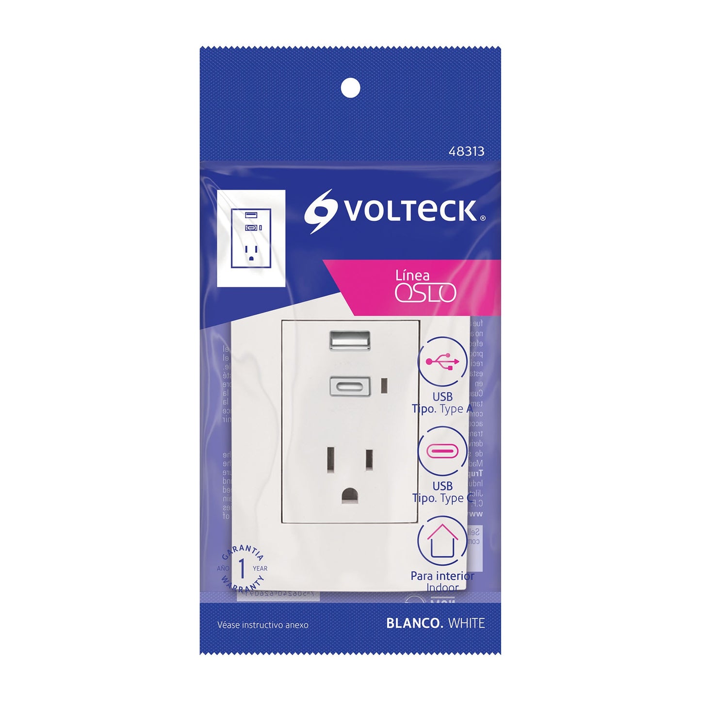 Volteck USB Dual Receptacle