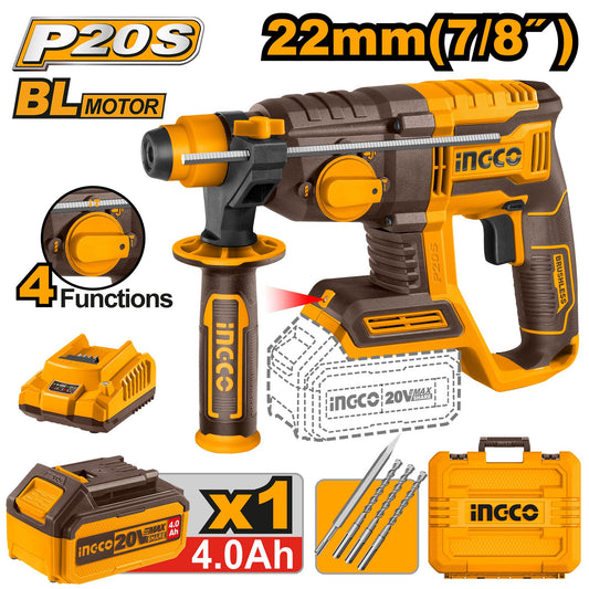 Ingco Rotary hammer 20v brushless