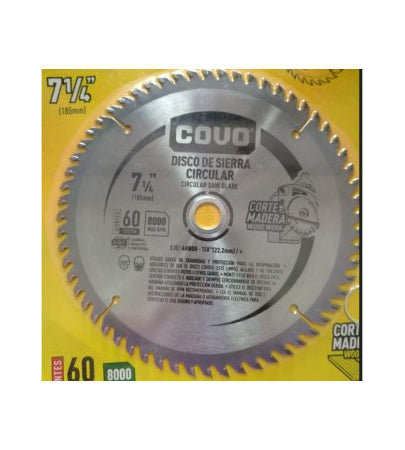 Covo 60T 7 1/4 inch circular saw blade