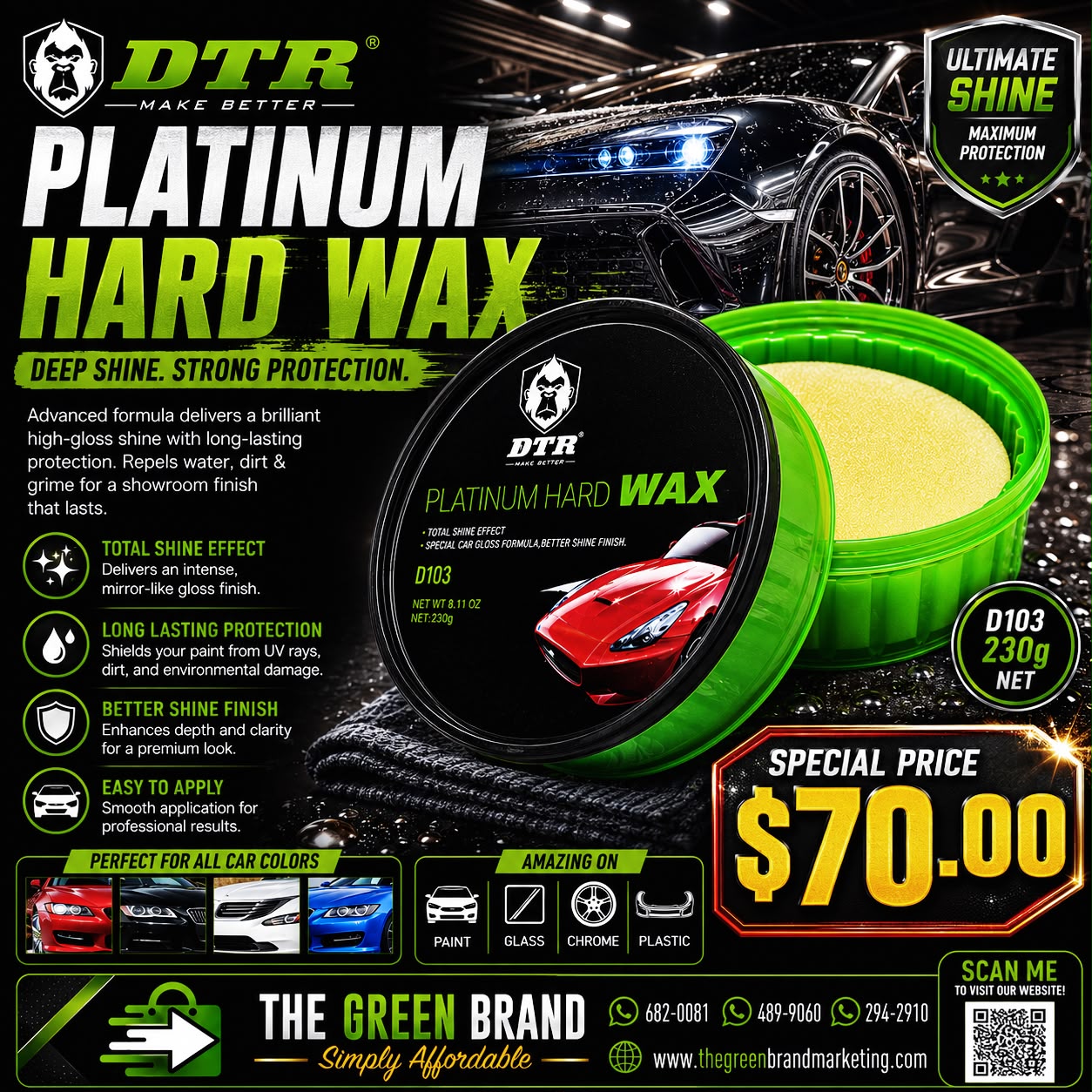 DTR Platinum Hard Wax