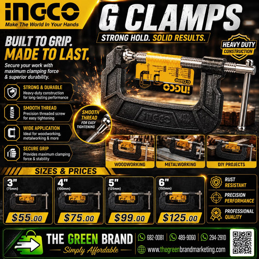 Ingco 5 inch G-Clamp
