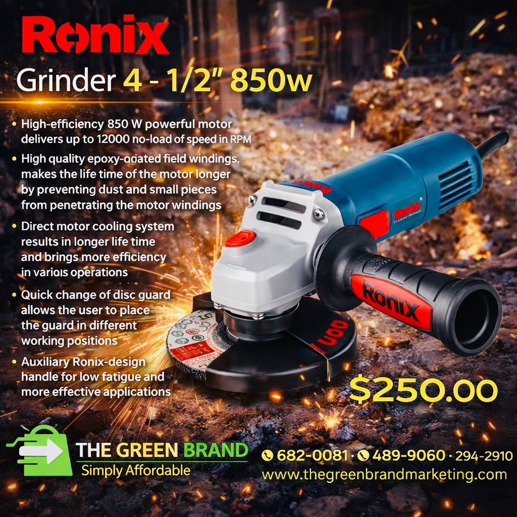Ronix Grinder 4 - 1/2" 850w