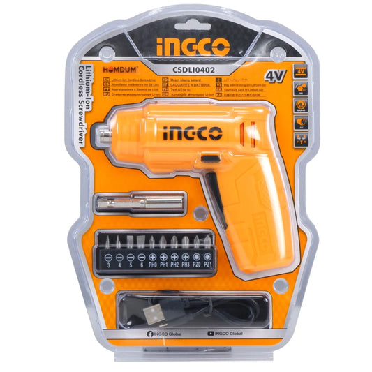 Ingco lithium ion cordless screwdriver