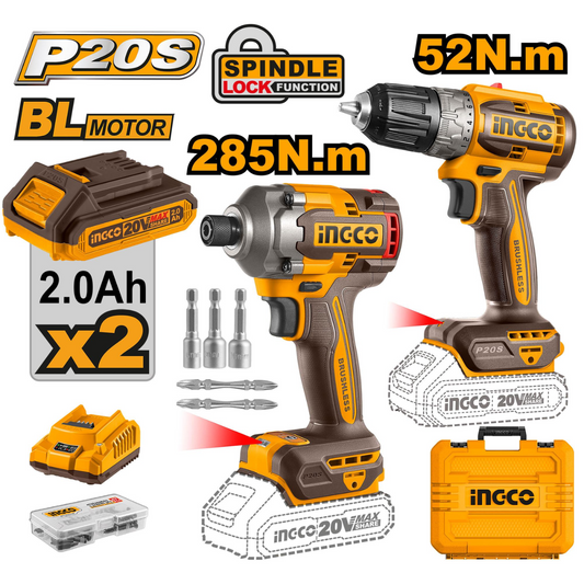 ingco 20v drill and driver brushless