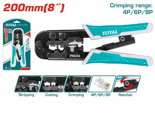 Total Modular Plug Crimper 8"