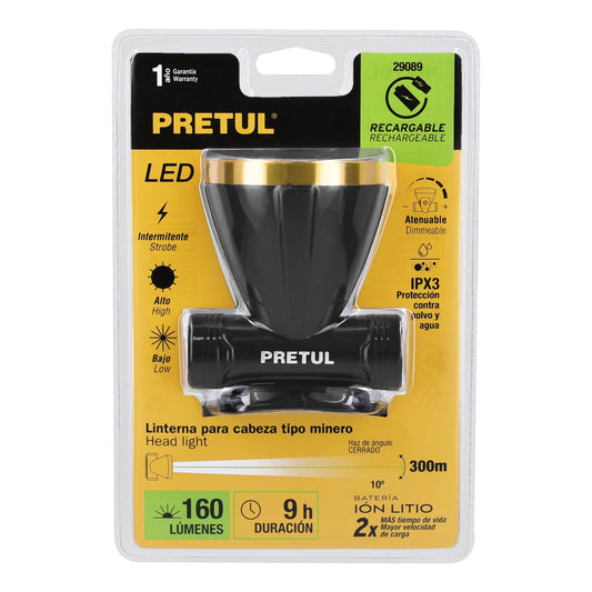 Pretul LED Plastic Headlamp 125lm