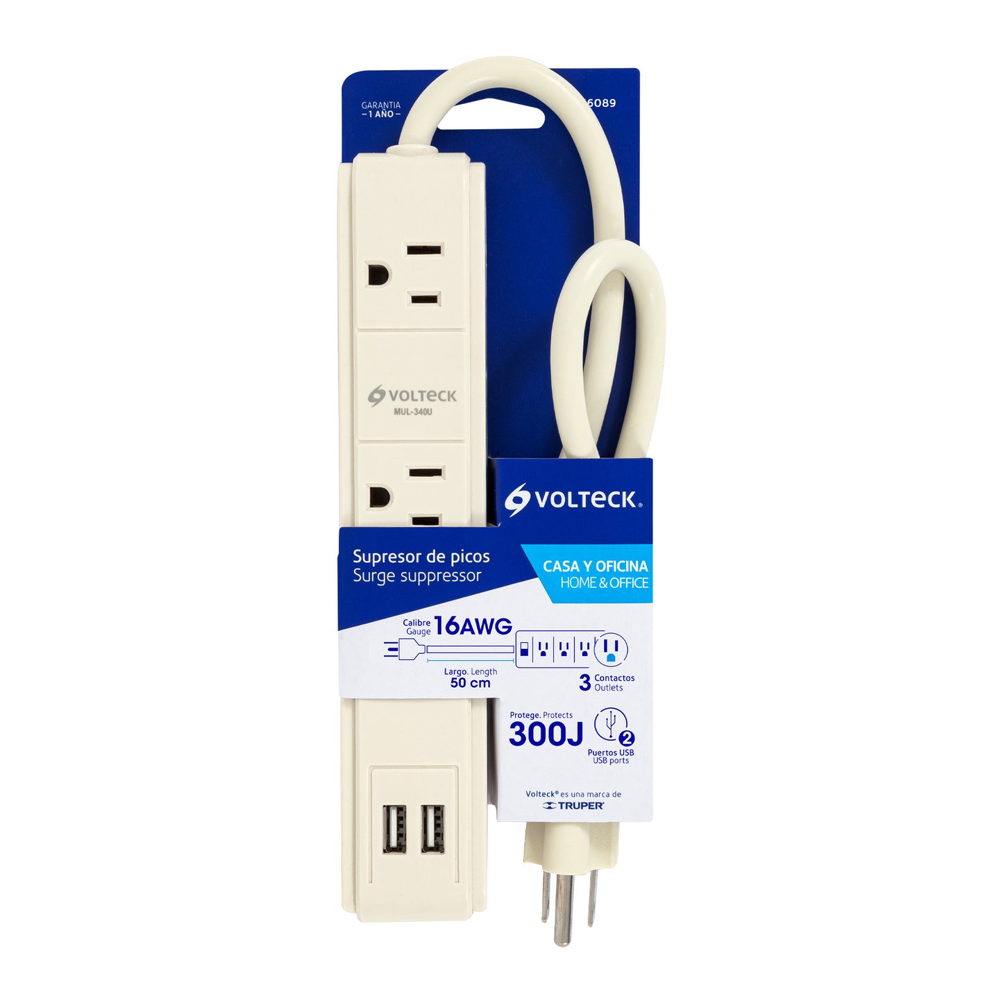 Volteck Surge Suppressor 3 outlet