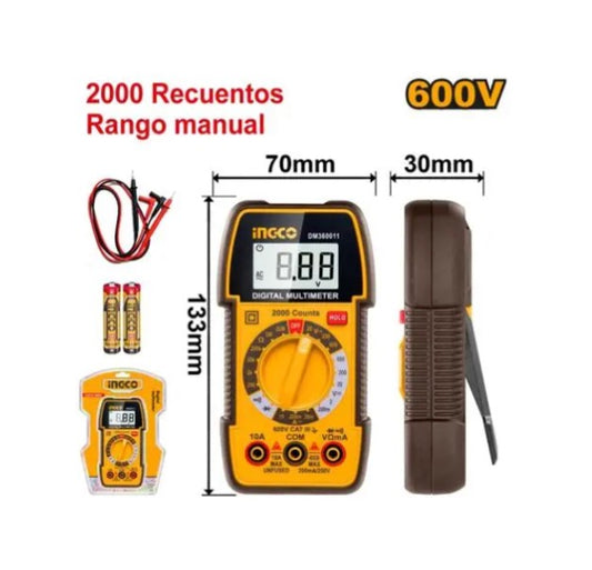Ingco Multimeter 600v