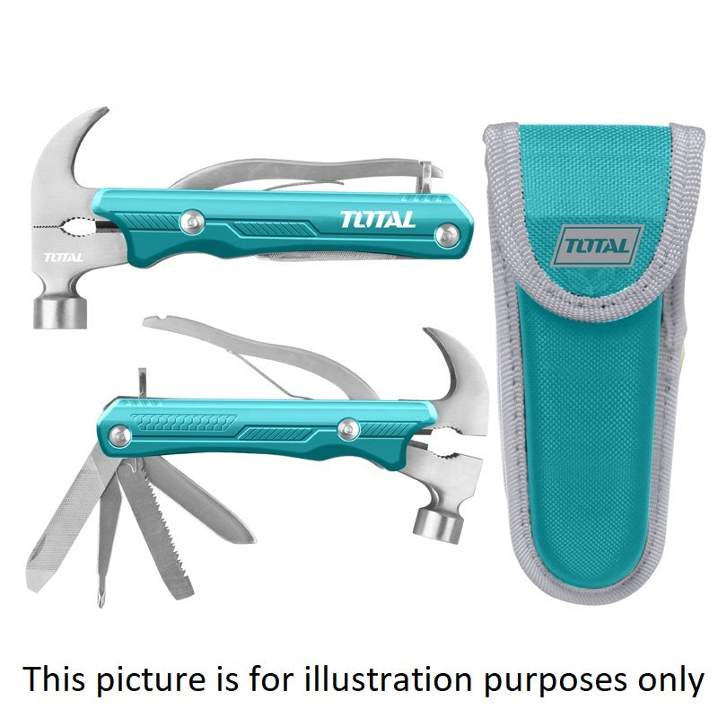 Total 12 functions multitool hammer