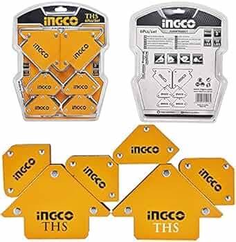 Ingco 6pc magnetic squares