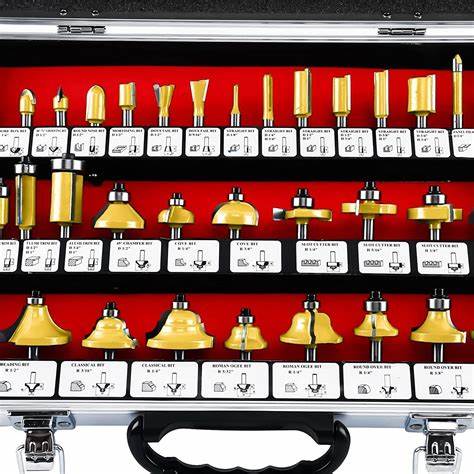 G-WORKX 35PC Router Bit Set 1/2" Shank