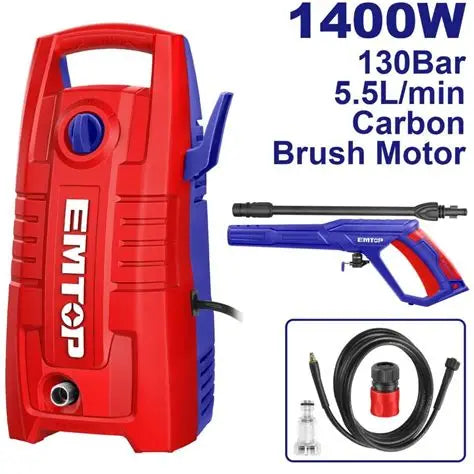 Emtop 1400w 1900PSI Electric pressure washer