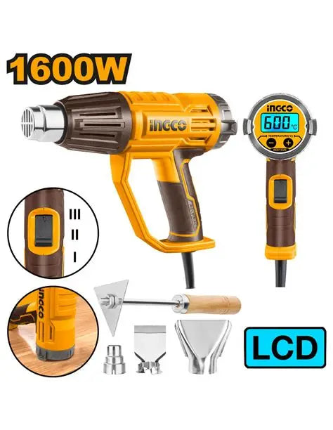 INGCO 1600W Digital Display HEAT GUN