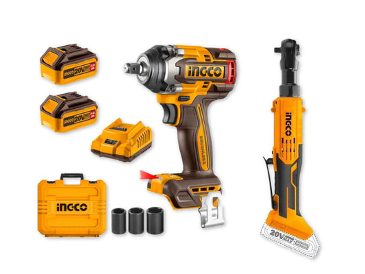 Ingco 500nm impact wrench & 60nm ratchet