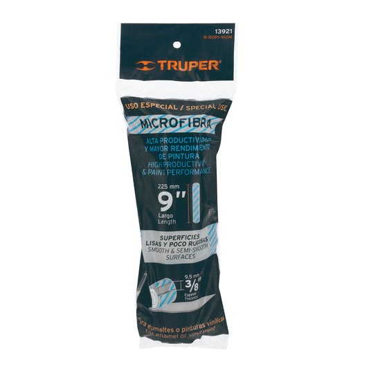 TRUPER 13921 9” ROLLER REPLACEMENT MICROFIBER