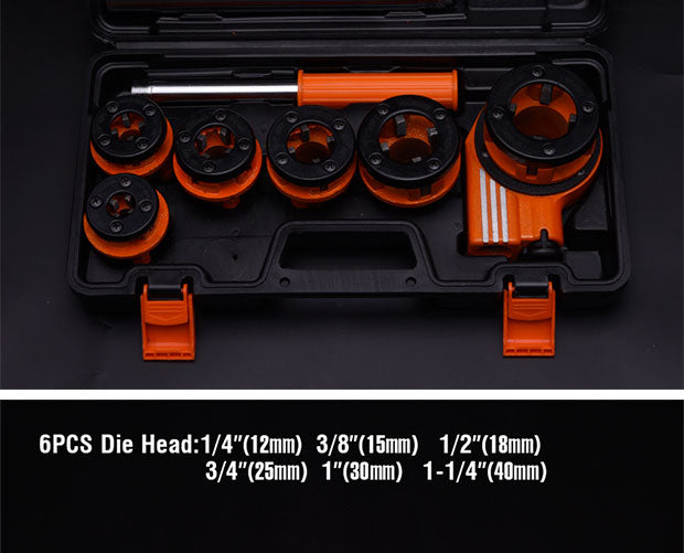 Harden 9pc pipe threading tool