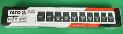 YATO 10PC Socket Set