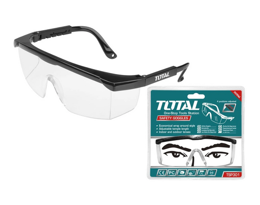 Total clear saftey glasses