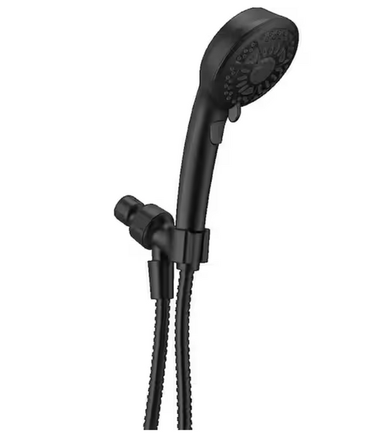 Aqua Plus handled shower head with arm mount