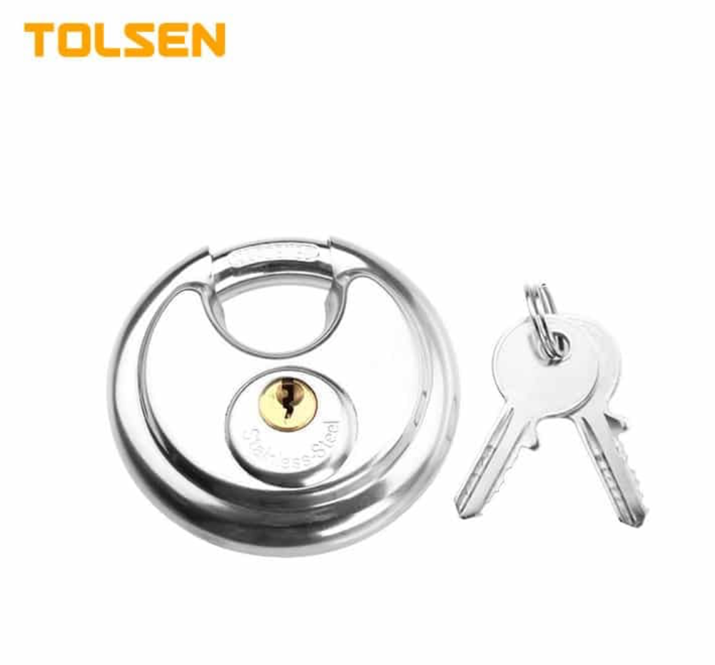 TOLSEN 70MM DISC PADLOCK
