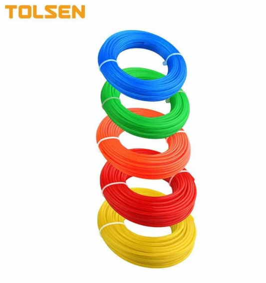 Tolsen trimmer line round 1.6mm 15m blue nylon 6