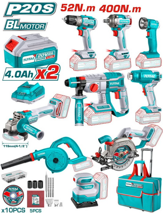 Total 9 in 1 cordless combo