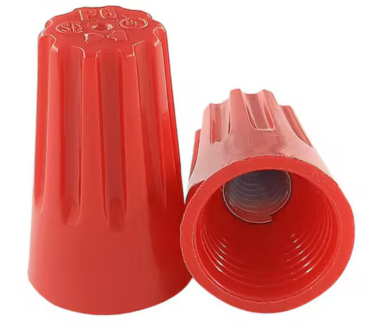 Red electrical connectors