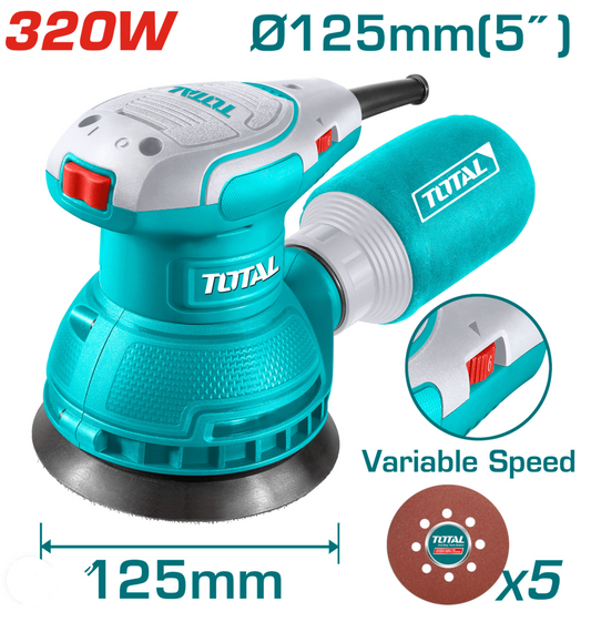 Total 320w orbital sander variable speed