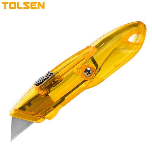Tolsen utility knife transparent