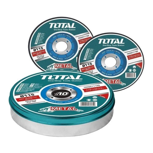 Total 4 1/2”  cutting  discs x 10