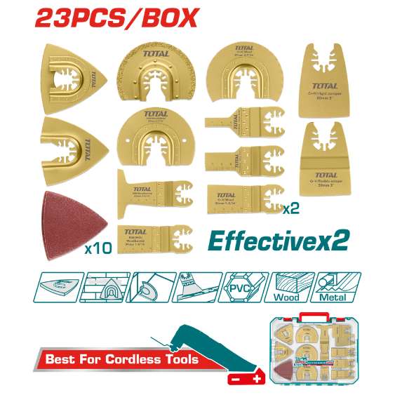 Multitool Bit Total 23pc multitool bit set – The Green Brand Marketing