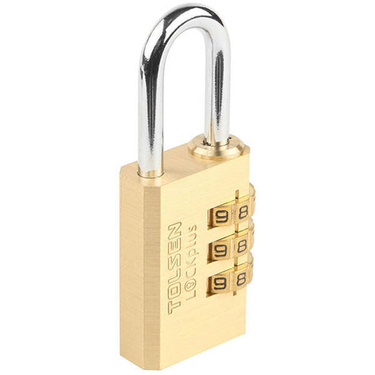 Tolsen combination brass padlock