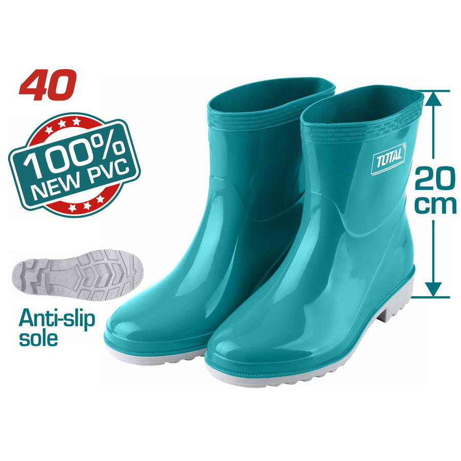 Total low cut rain boots