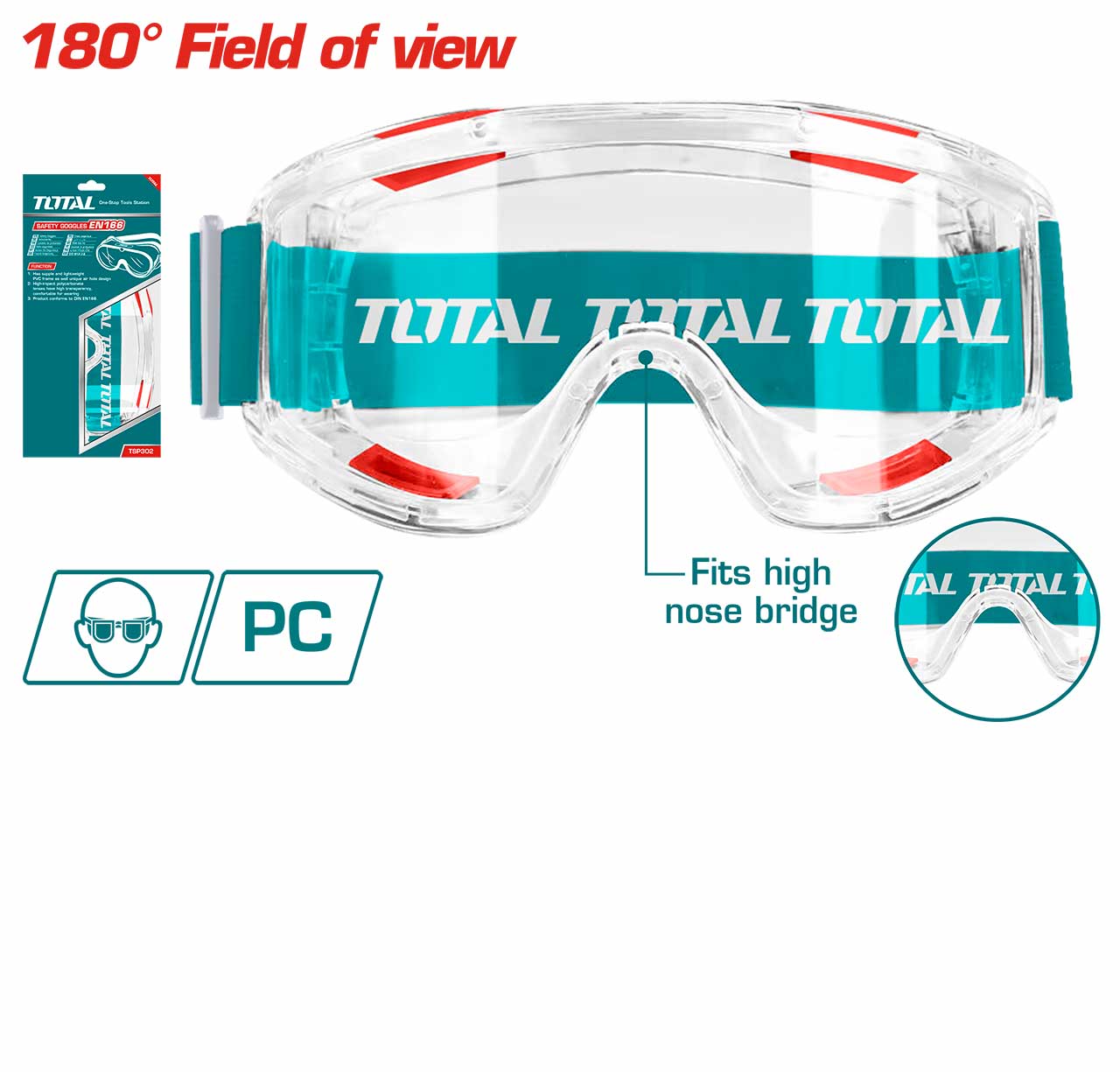 TOTAL Safety Goggles