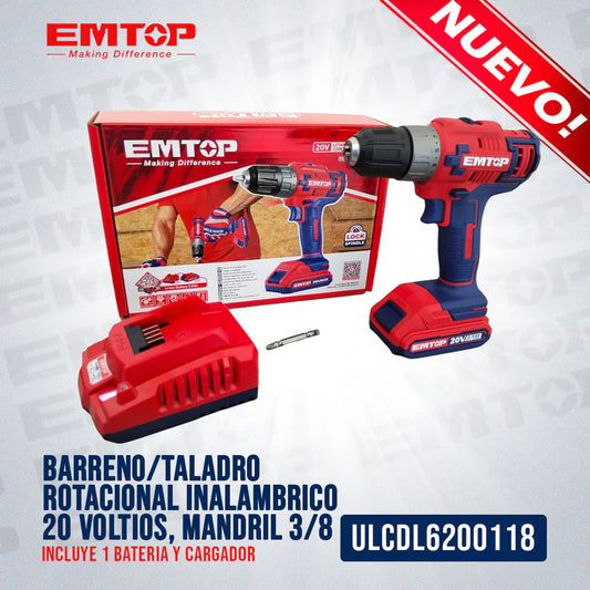 emtop 20v drill