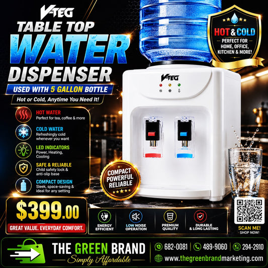 VTEG TABLETOP WATER DISPENSER