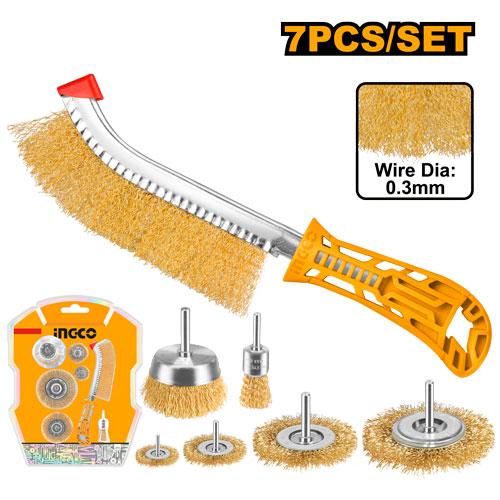 Ingco wire Brush set wb10071